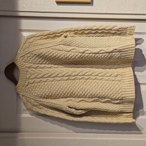Beautiful, Thick, Hand-Knit Wool Sweater